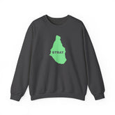 Sudadera verde de Strat Island