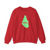 Sweat-shirt vert Strat Island
