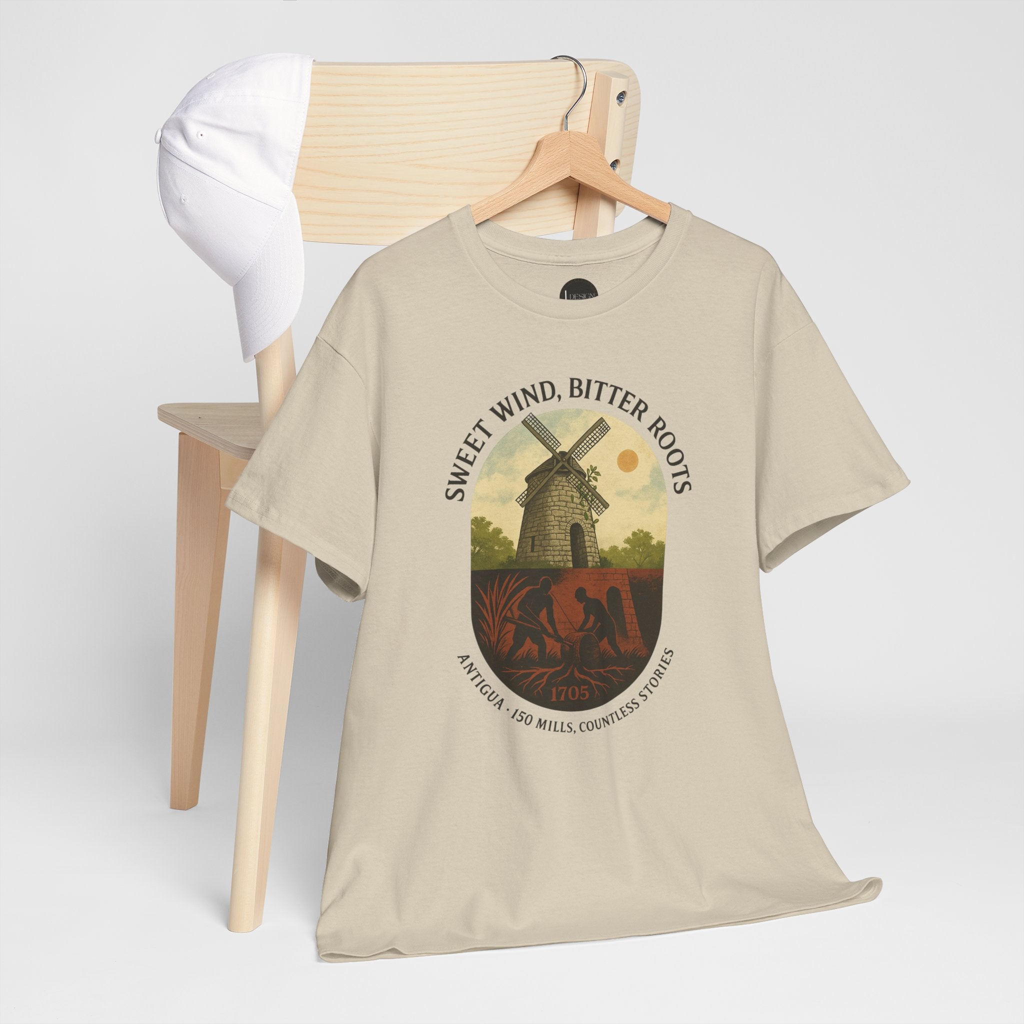 Sweet Wind, Bitter Roots - Antigua History Tee