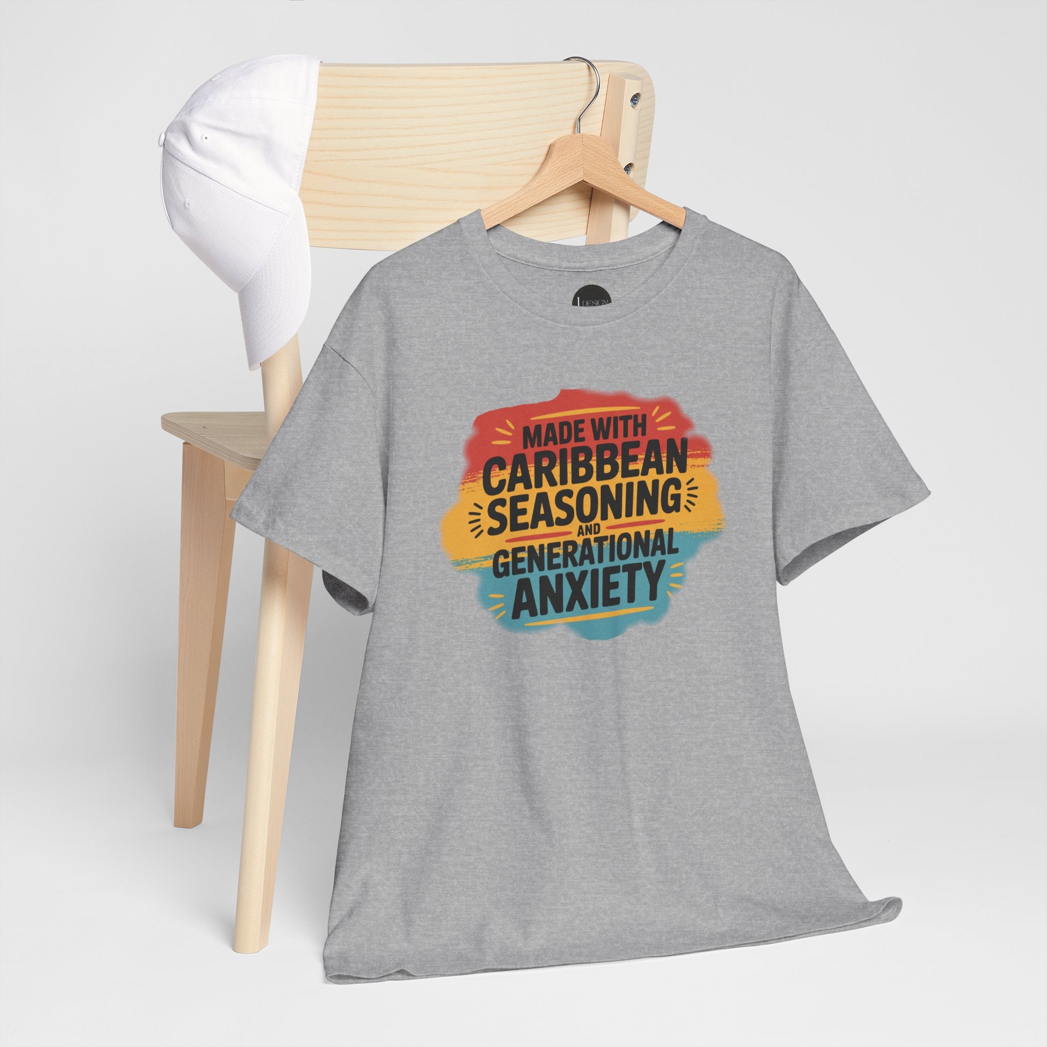 Made With Caribbean Seasoning & Generational Anxiety Tee