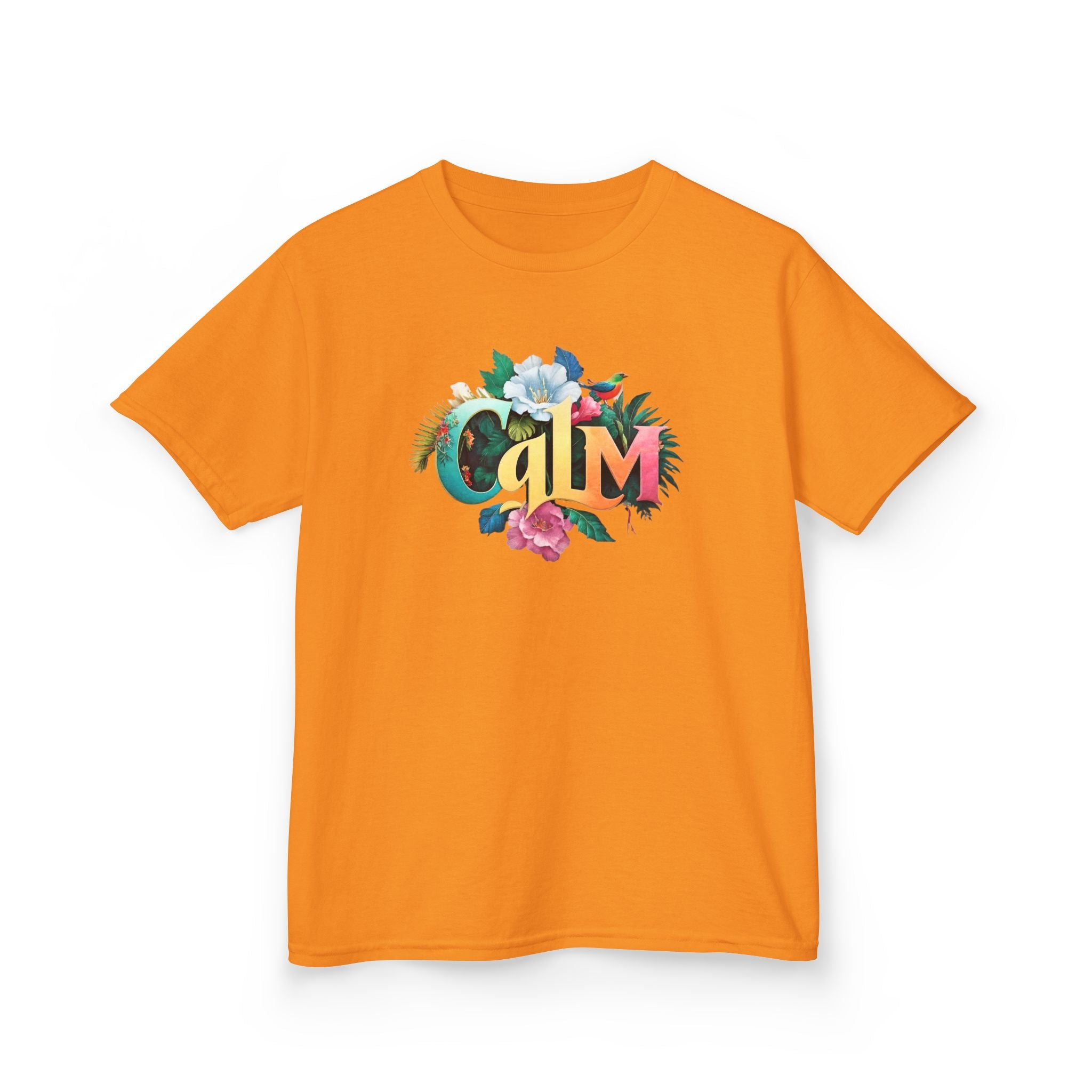 Calm Organic Tee for Kids, Children's Cotton Tshirt, Peaceful Toddler Shirt, Relaxing Youth Top, Serene Baby Tee, Tranquil Kid's Shirt