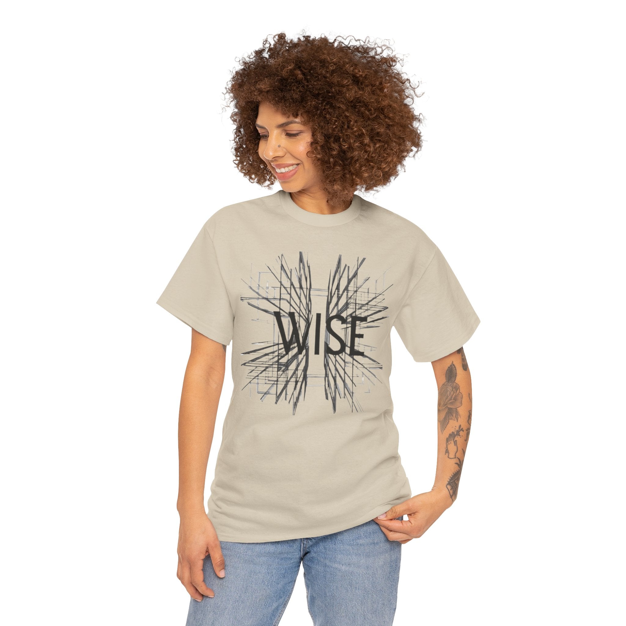 The Wise Graphic Structure Tee
