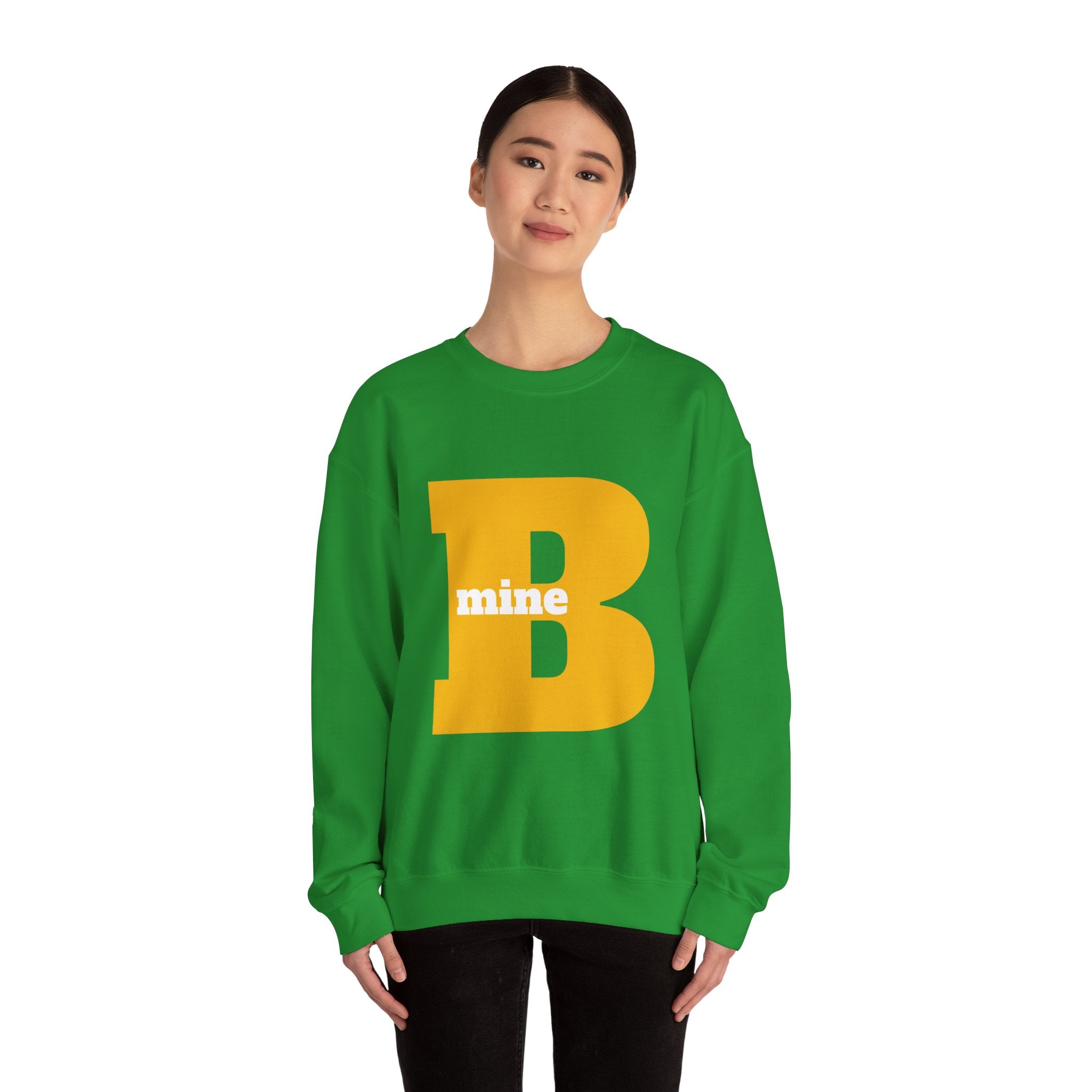 B Mine Sweatshirt, Valentine Gift, Unisex Love Expression Pullover Jumper, Valentine's Day Gift, Romantic Couples Sweatshirt, Love Theme