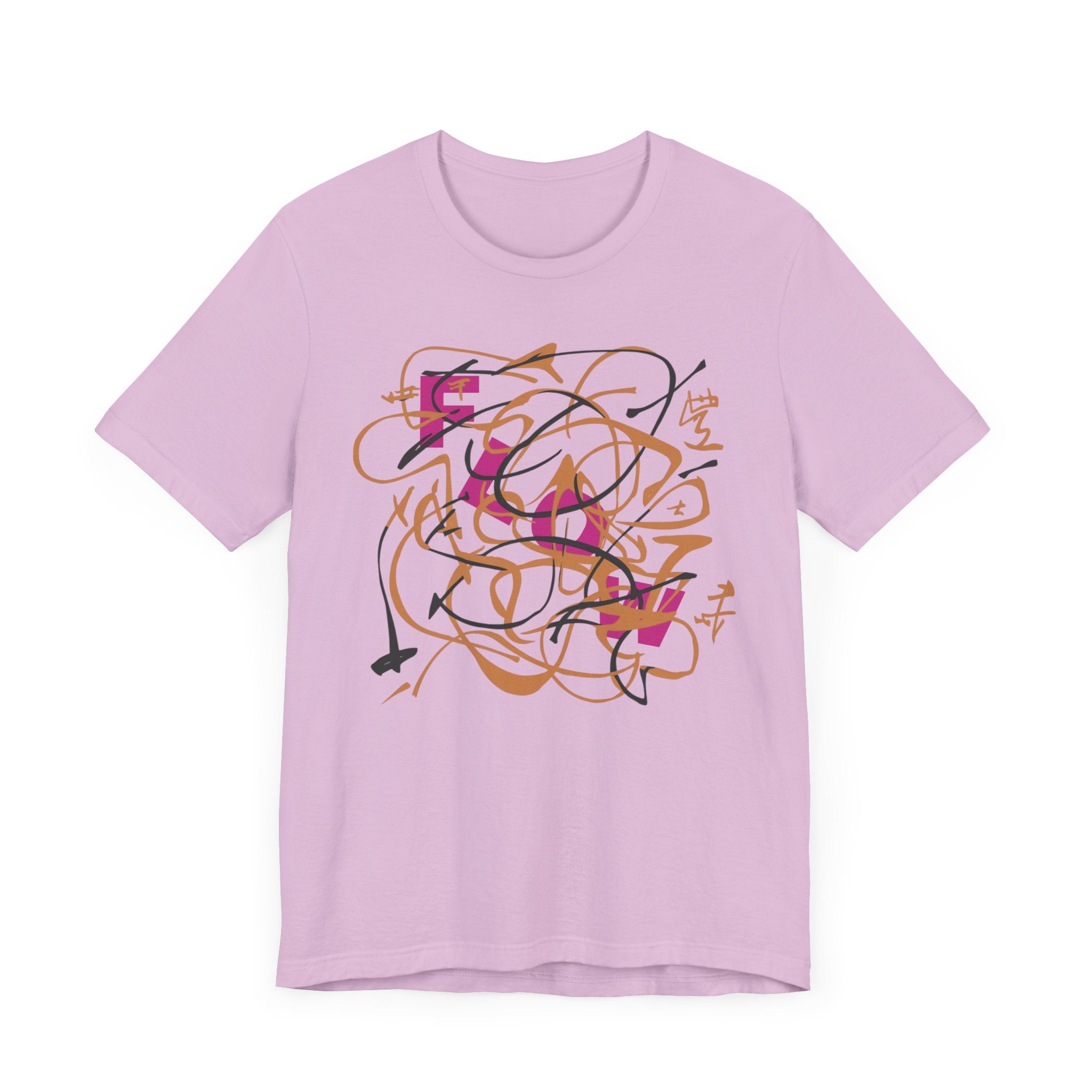 Abstract Flow T-Shirt, Unisex Gift, Colorful Artistry Tee, Creative Insight Shirt, Authentic Design Top