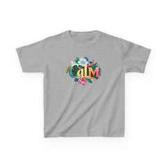 Calm Organic Tee for Kids, Children's Cotton Tshirt, Peaceful Toddler Shirt, Relaxing Youth Top, Serene Baby Tee, Tranquil Kid's Shirt