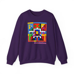Aucubetism One The Art of Autism Crewneck Sweatshirt - Unique Sweatshirt, Autism Awareness, Support Autistic Artists, Graphic Sweater