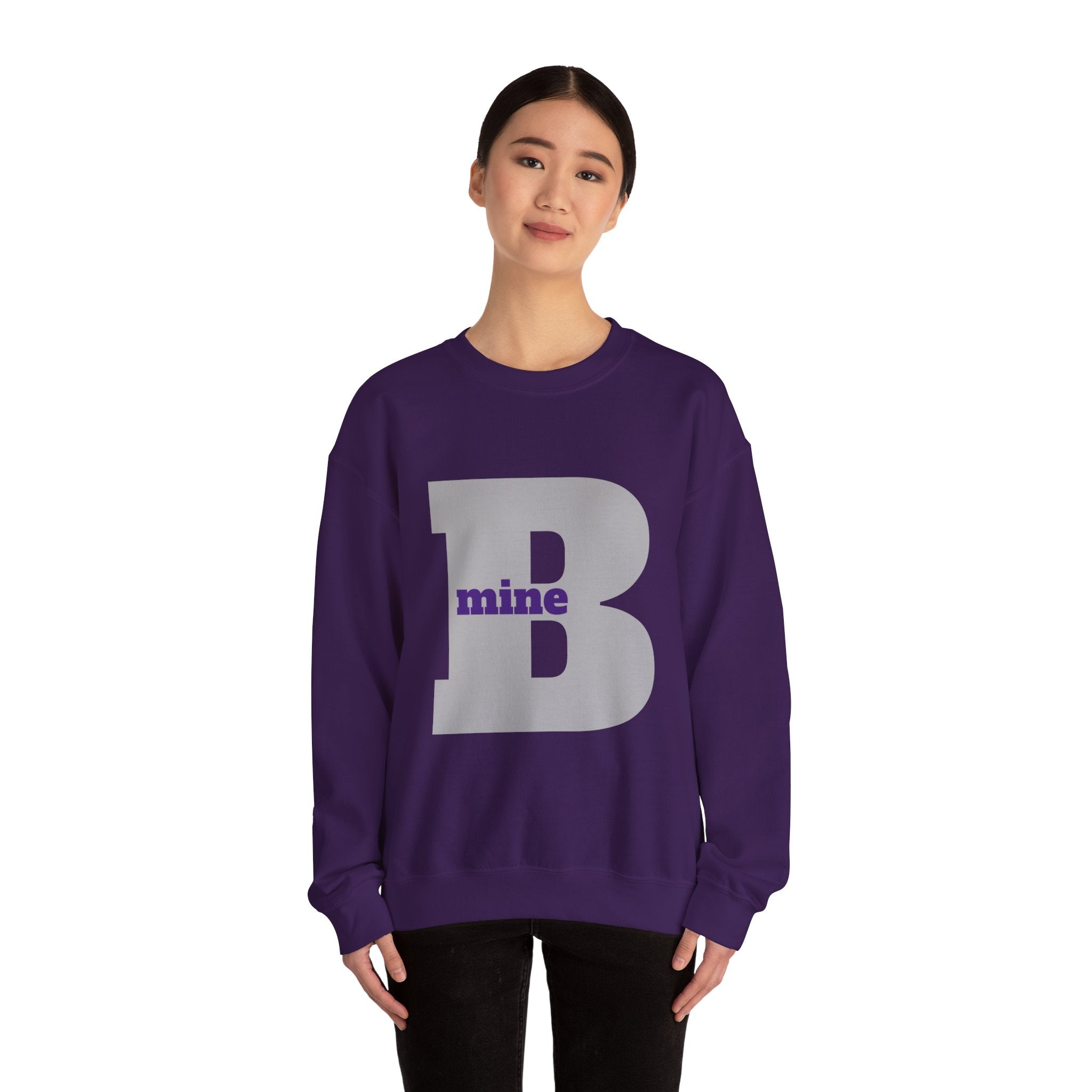 B Mine Sweatshirt, Valentine Gift, Unisex Love Expression Pullover Jumper, Valentine's Day Gift, Romantic Couples Sweatshirt, Love Theme