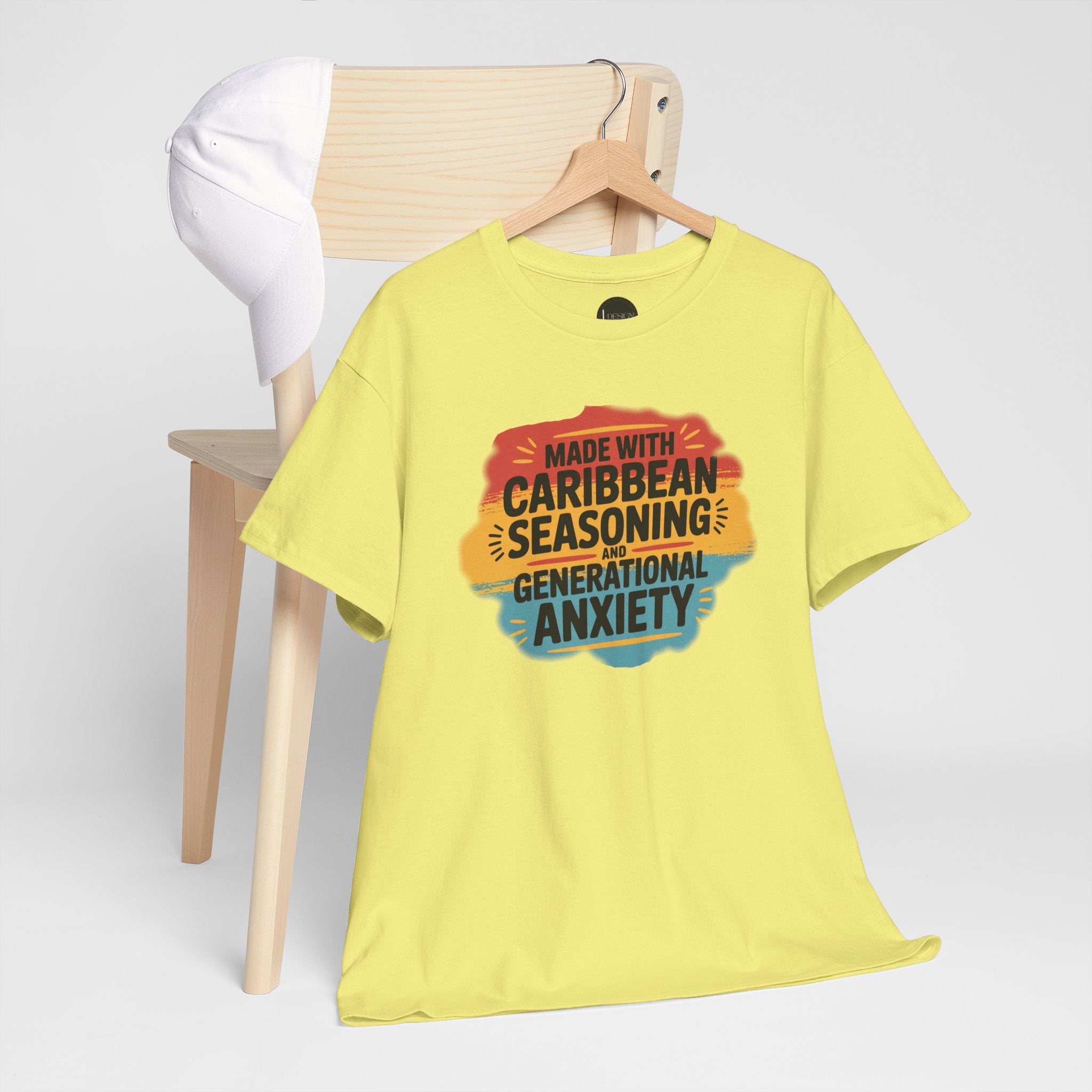 Made With Caribbean Seasoning & Generational Anxiety Tee