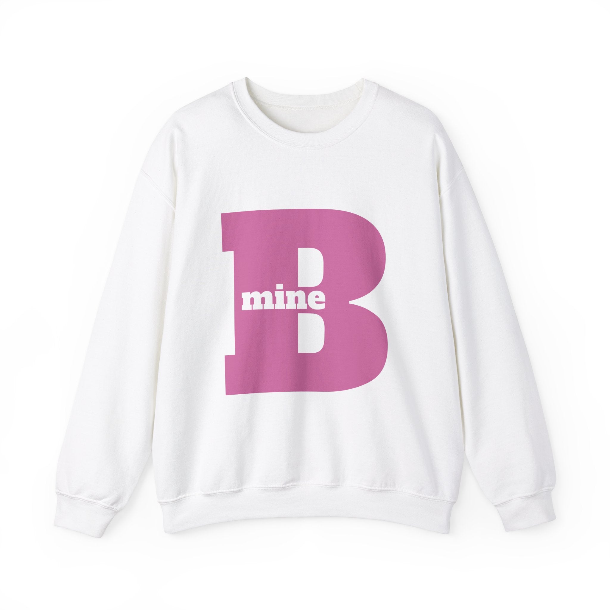 B Mine Sweatshirt, Valentine Gift, Unisex Love Expression Pullover Jumper, Valentine's Day Gift, Romantic Couples Sweatshirt, Love Theme