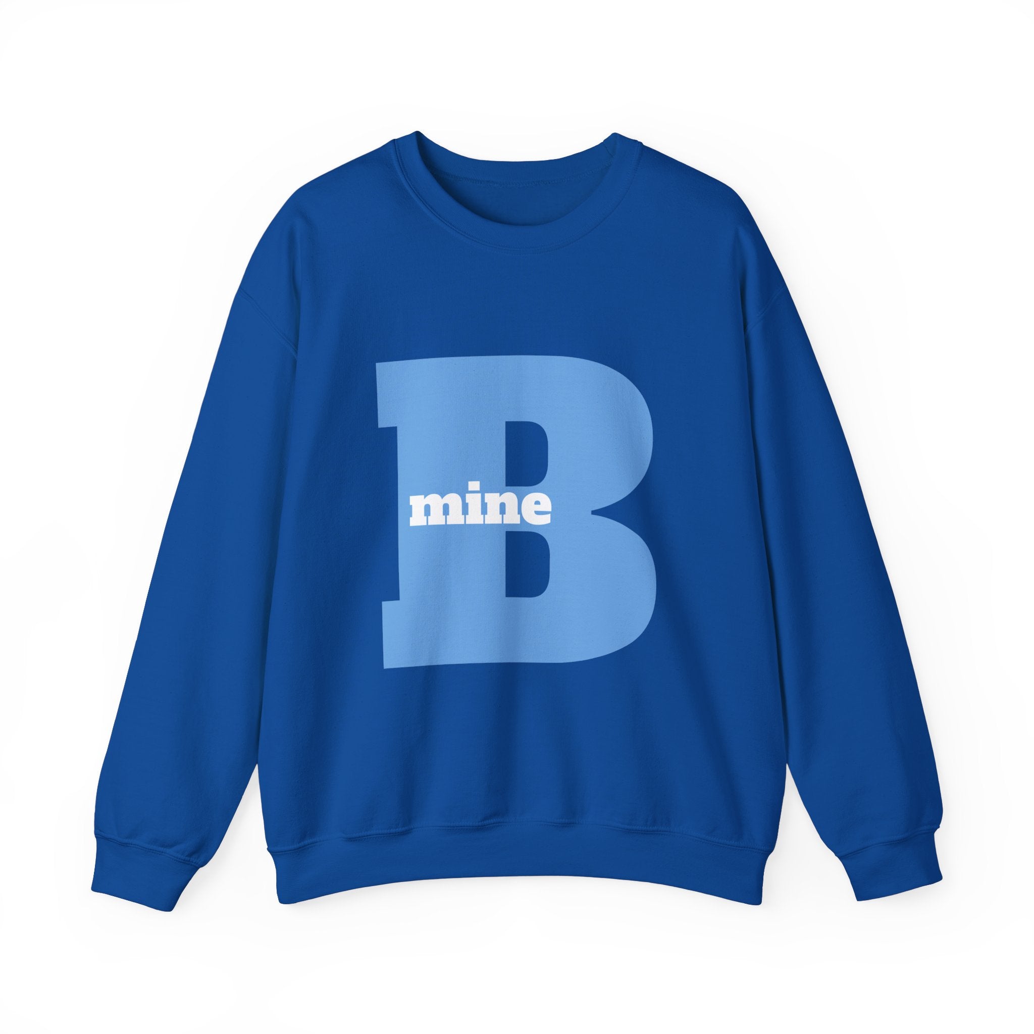 B Mine Sweatshirt, Valentine Gift, Unisex Love Expression Pullover Jumper, Valentine's Day Gift, Romantic Couples Sweatshirt, Love Theme