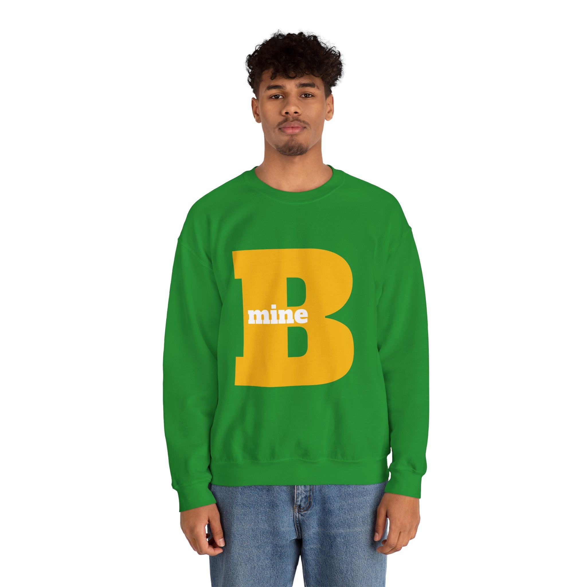 B Mine Sweatshirt, Valentine Gift, Unisex Love Expression Pullover Jumper, Valentine's Day Gift, Romantic Couples Sweatshirt, Love Theme