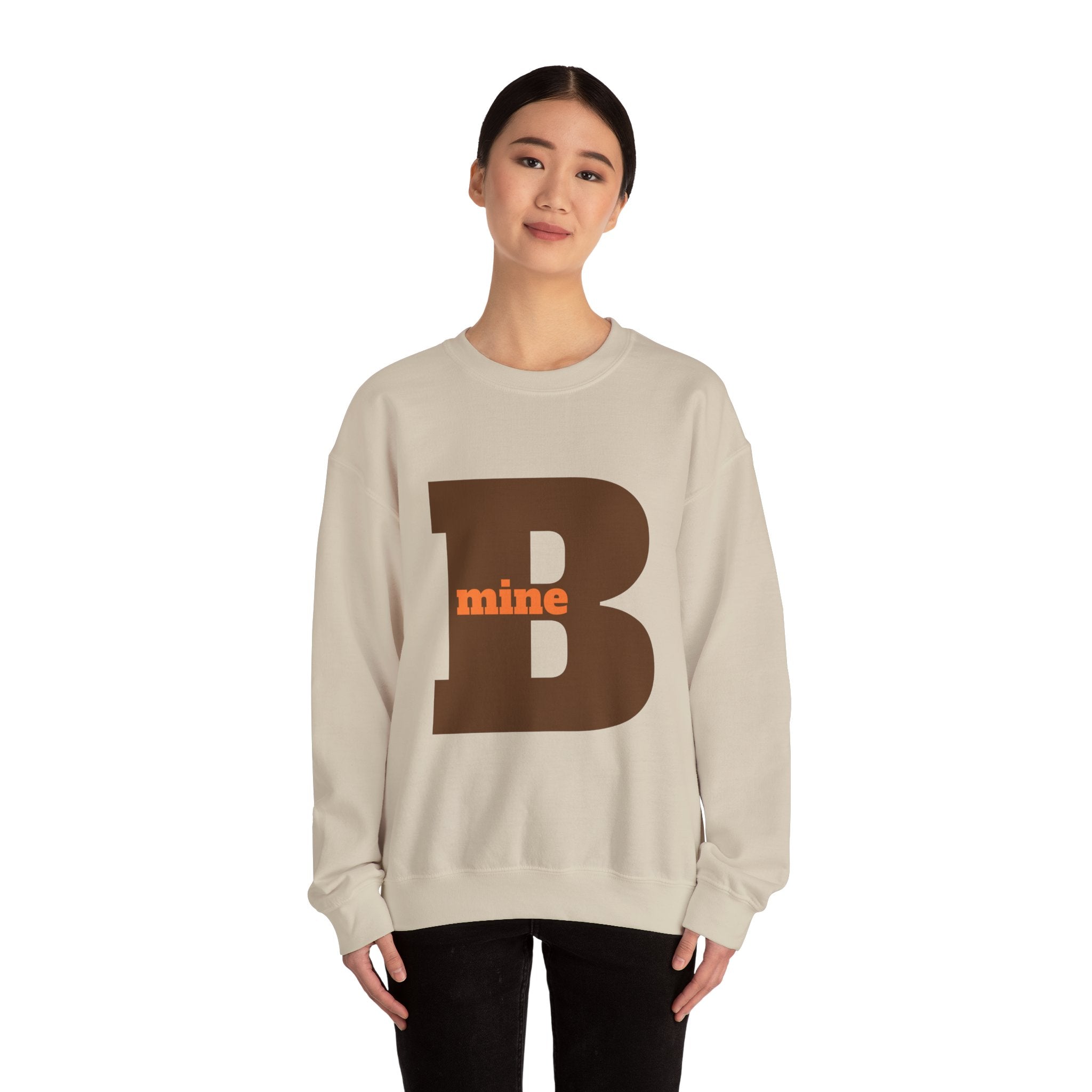B Mine Sweatshirt, Valentine Gift, Unisex Love Expression Pullover Jumper, Valentine's Day Gift, Romantic Couples Sweatshirt, Love Theme