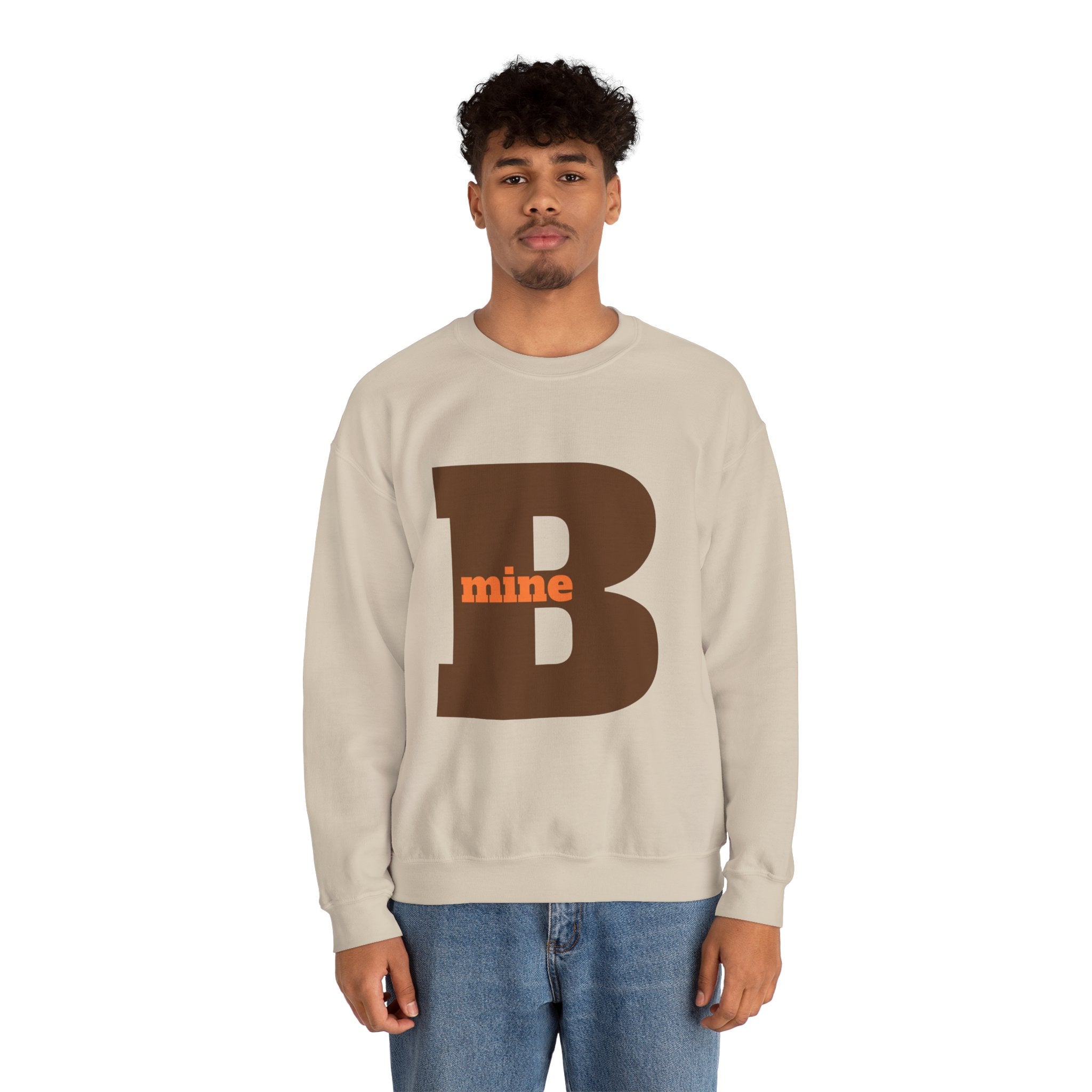 B Mine Sweatshirt, Valentine Gift, Unisex Love Expression Pullover Jumper, Valentine's Day Gift, Romantic Couples Sweatshirt, Love Theme