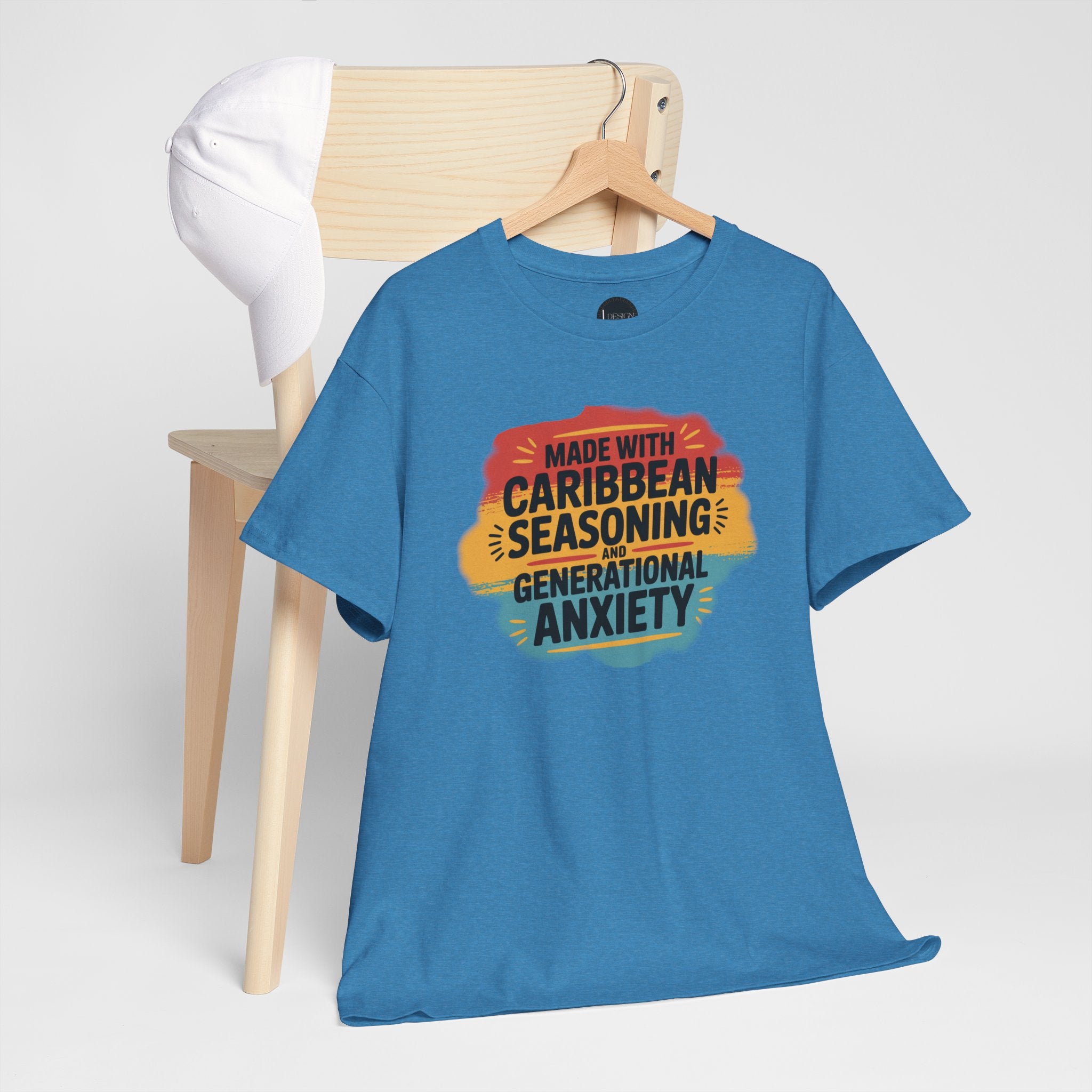 Made With Caribbean Seasoning & Generational Anxiety Tee