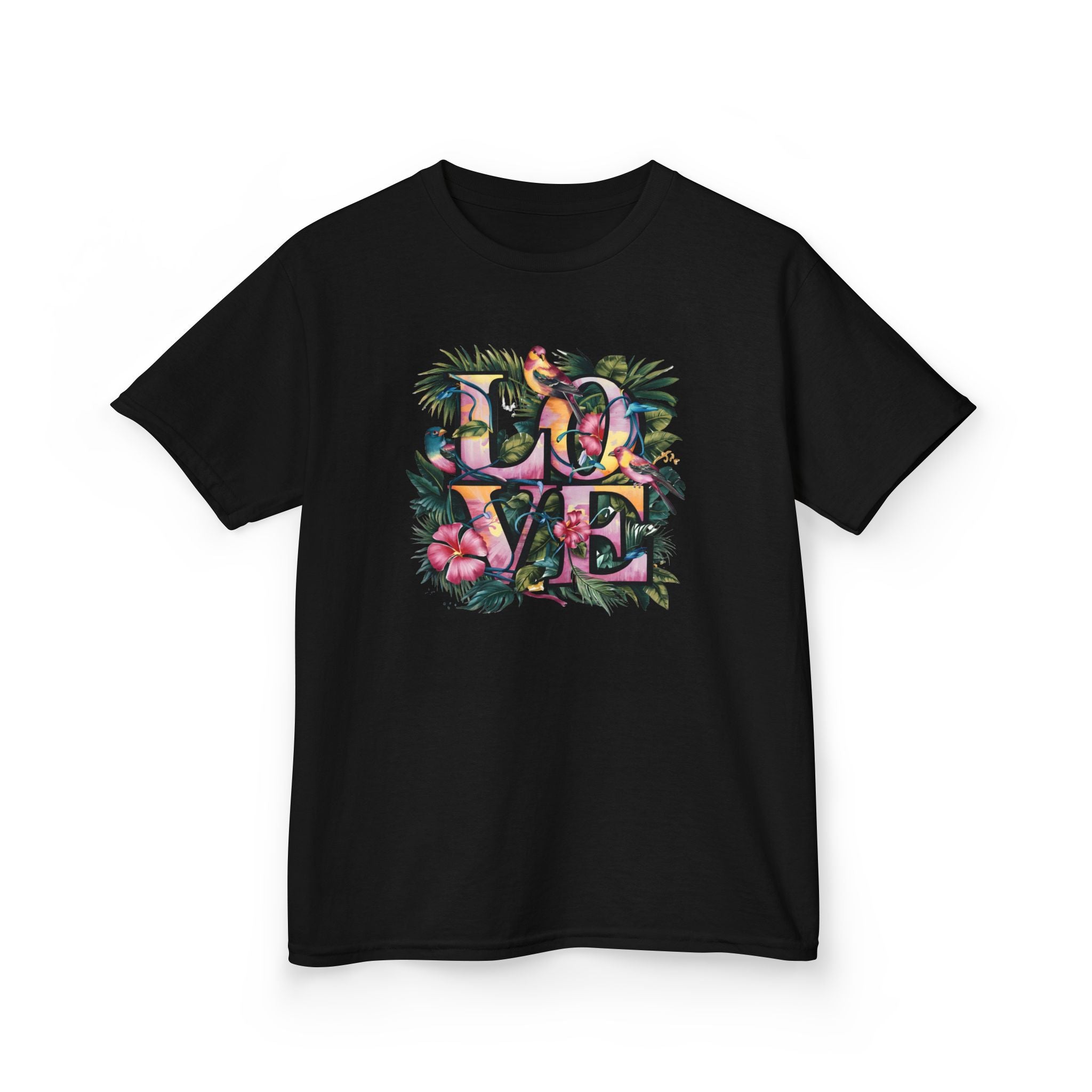 LOVE Organic Kids Tee, Children's T-Shirt, Youth Shirt, Kid's Clothing, Organic Cotton Top