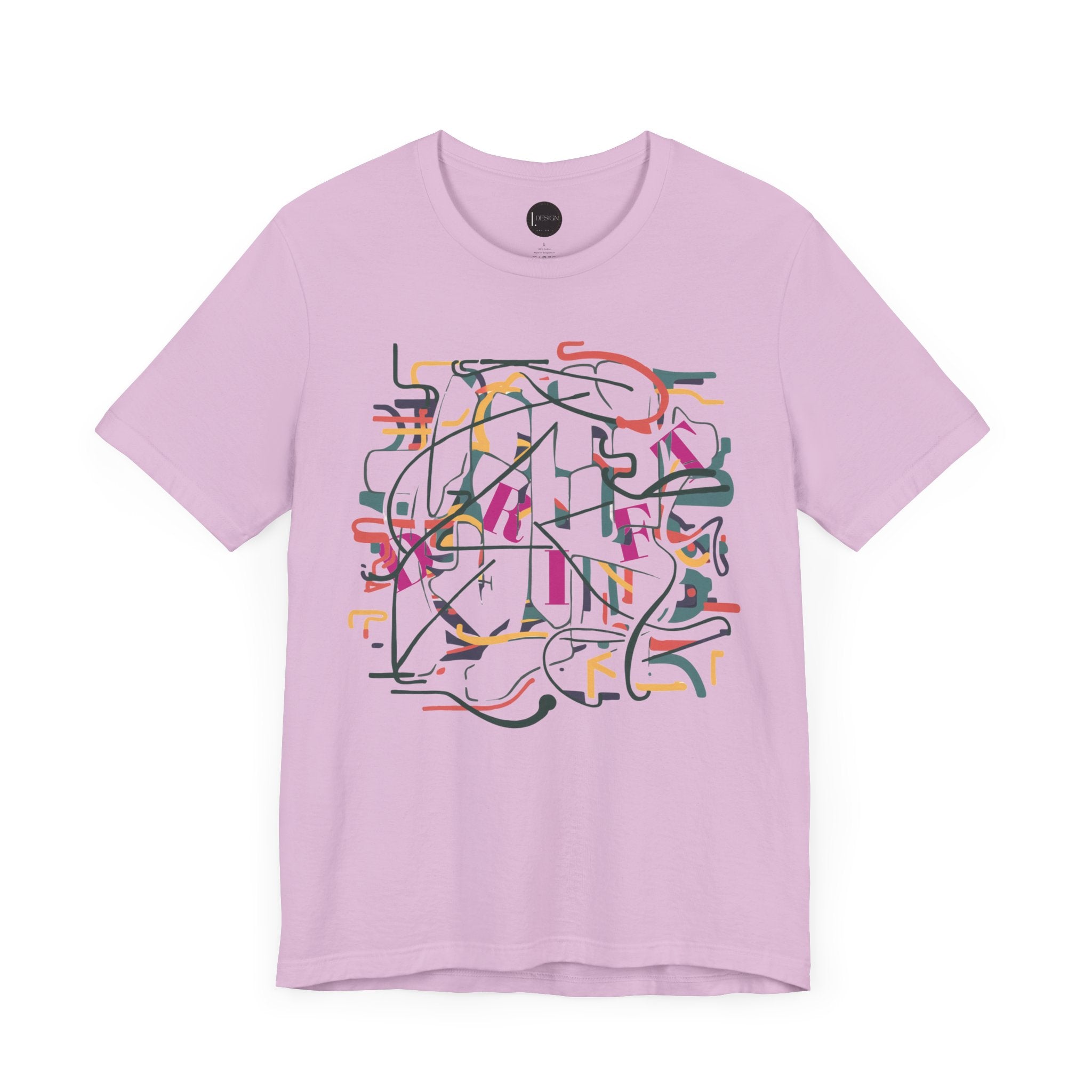 Abstract Drift T-Shirt, Unisex Gift, Colorful Artistry Tee, Creative Insight Shirt, Authentic Design Top - Unisex Jersey Tee, Abstract Drift