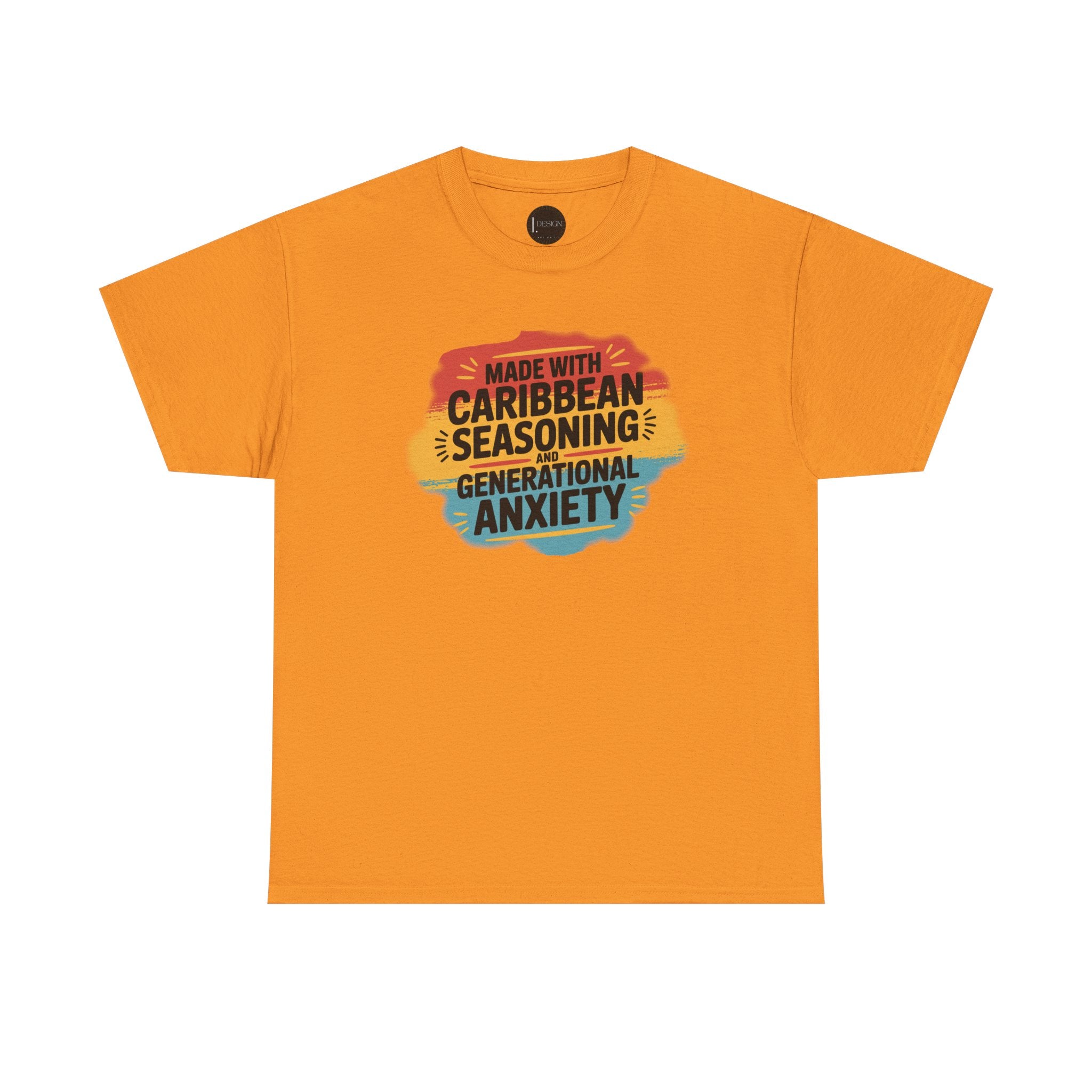 Made With Caribbean Seasoning & Generational Anxiety Tee
