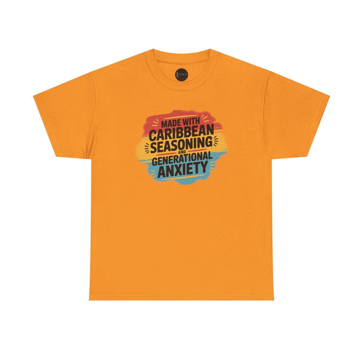 Made With Caribbean Seasoning & Generational Anxiety Tee