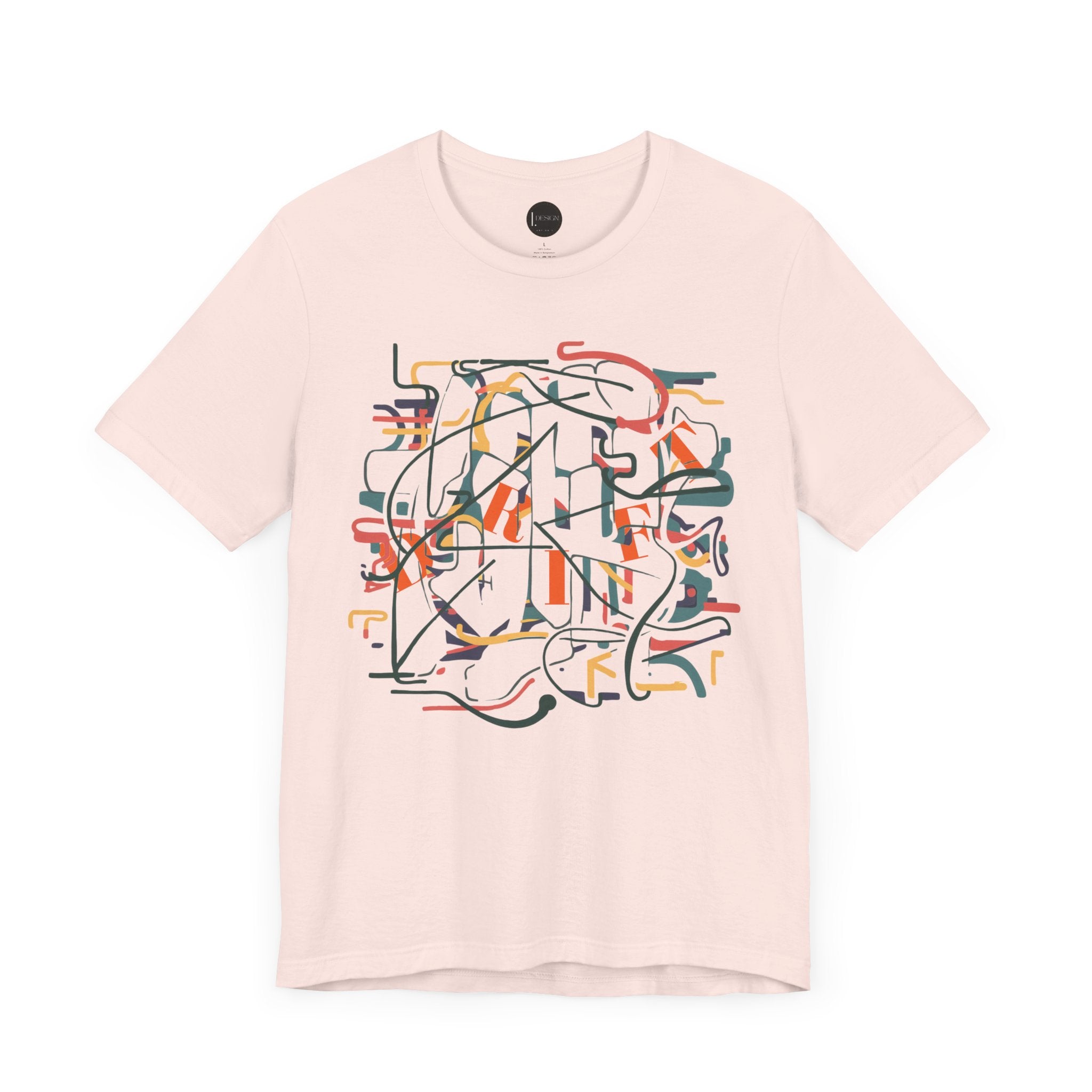 Abstract Drift T-Shirt, Unisex Gift, Colorful Artistry Tee, Creative Insight Shirt, Authentic Design Top - Unisex Jersey Tee, Abstract Drift