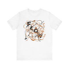 Abstract Flow T-Shirt, Unisex Gift, Colorful Artistry Tee, Creative Insight Shirt, Authentic Design Top