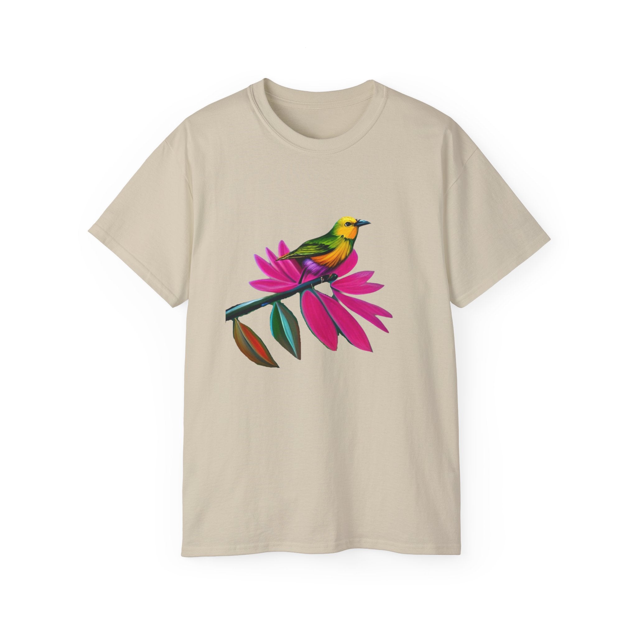 Bird on Floral Flow
