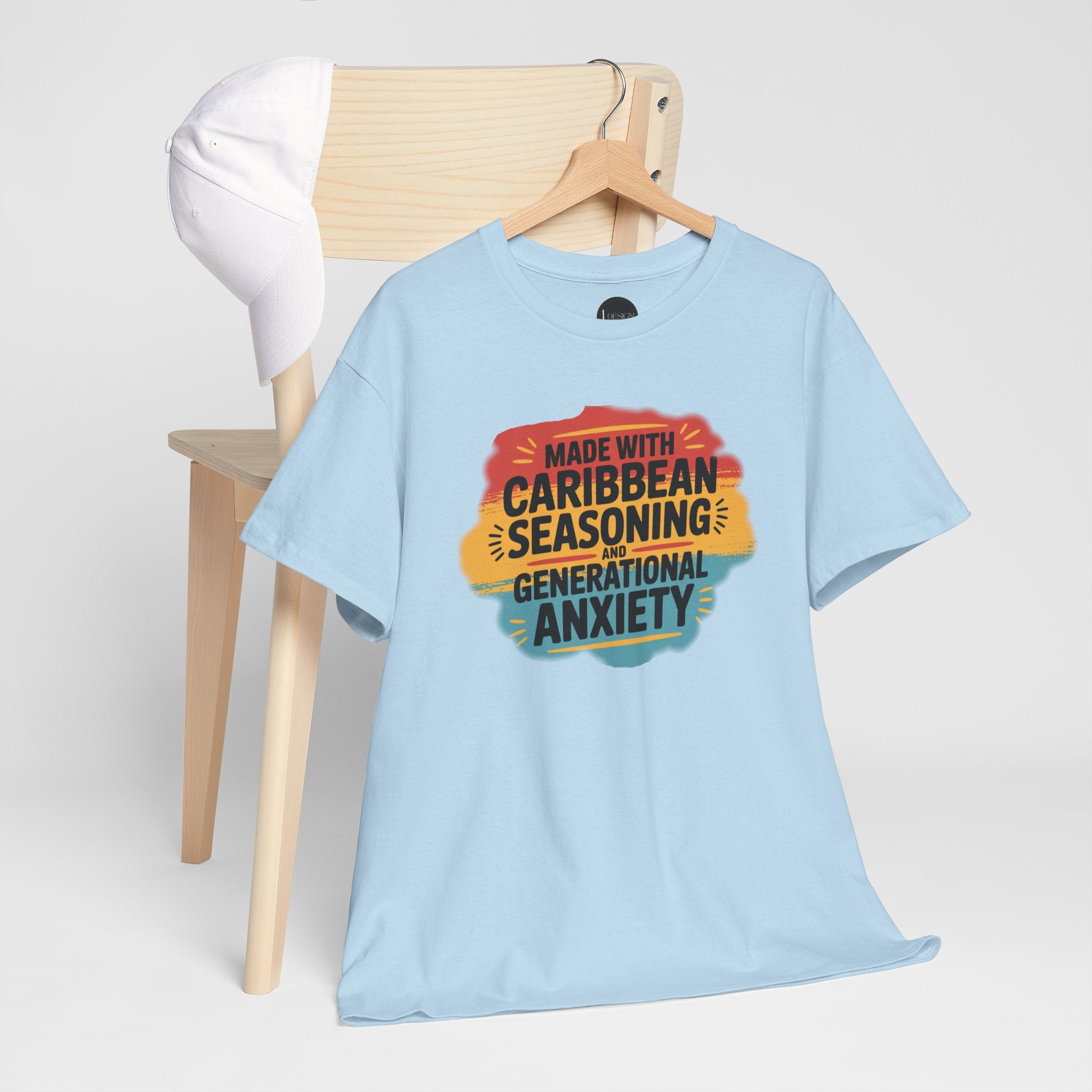 Made With Caribbean Seasoning & Generational Anxiety Tee