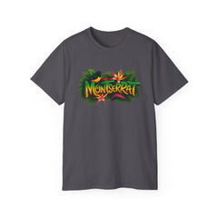 Montserrat Nature Splash Unisex Tee, Montserrat Wildlife T-Shirt, Jungle Vibes Cotton Shirt, Tropical Paradise Top, Eco-Friendly Graphic Tee